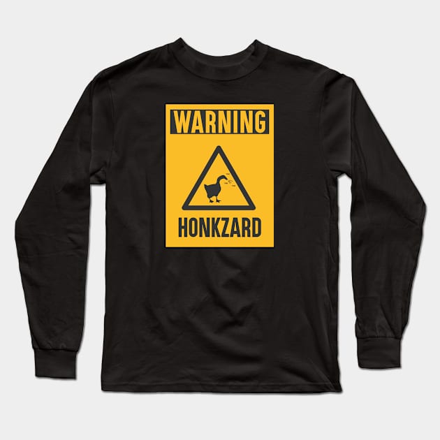 Untitled Goose Meme: Honkzard Long Sleeve T-Shirt by artsylab